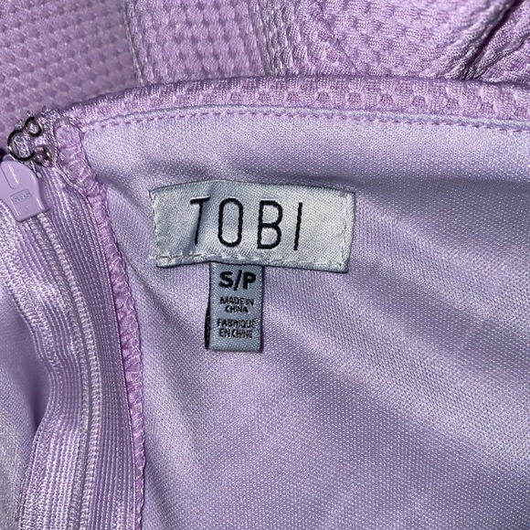 LIGHT PURPLE PEPLUM RUFFLE SHIRT - Picture 3 of 3